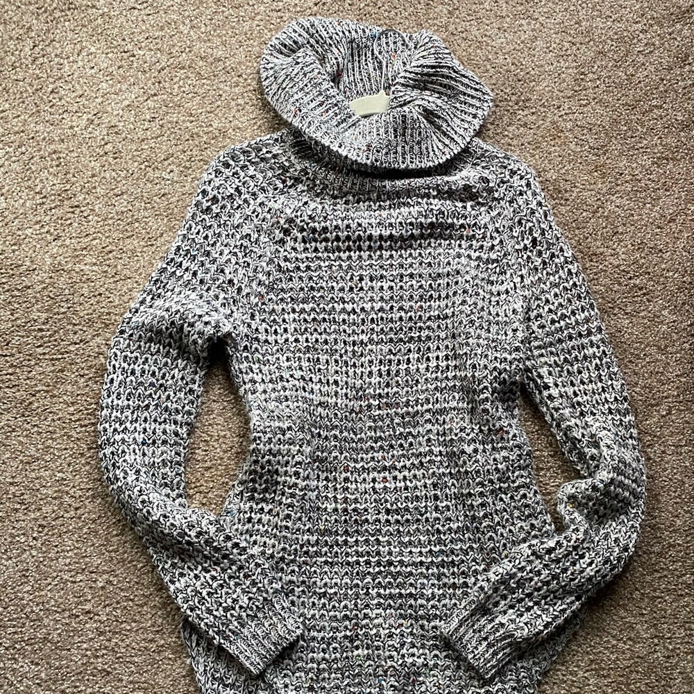 OVERSIZED SWEATER W/COLORFUL SPECKS